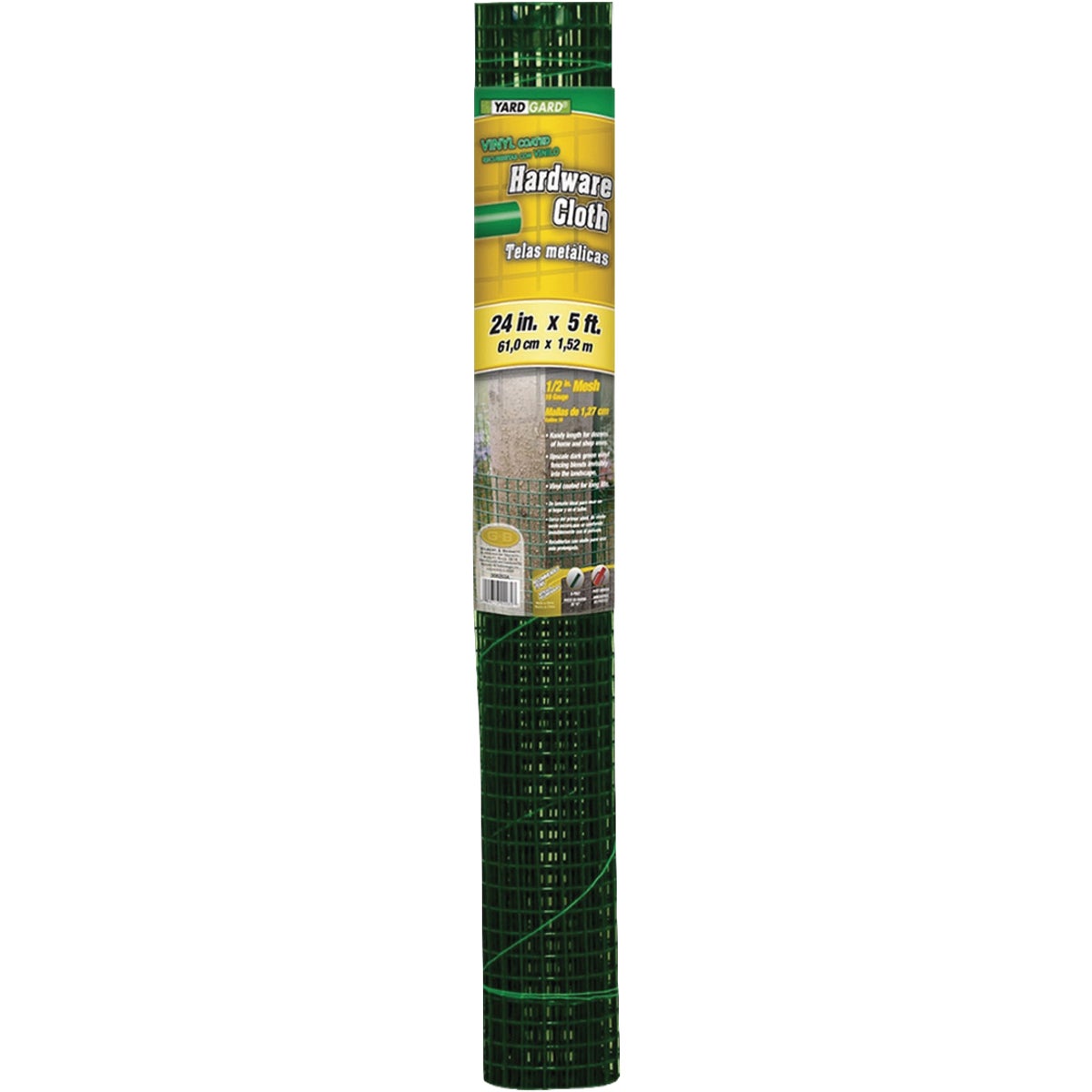 Agway 1/2 In. Mesh x 2 Ft. x 5 Ft. 19-Gauge Galvanized Steel PVC Coated Hardware Cloth