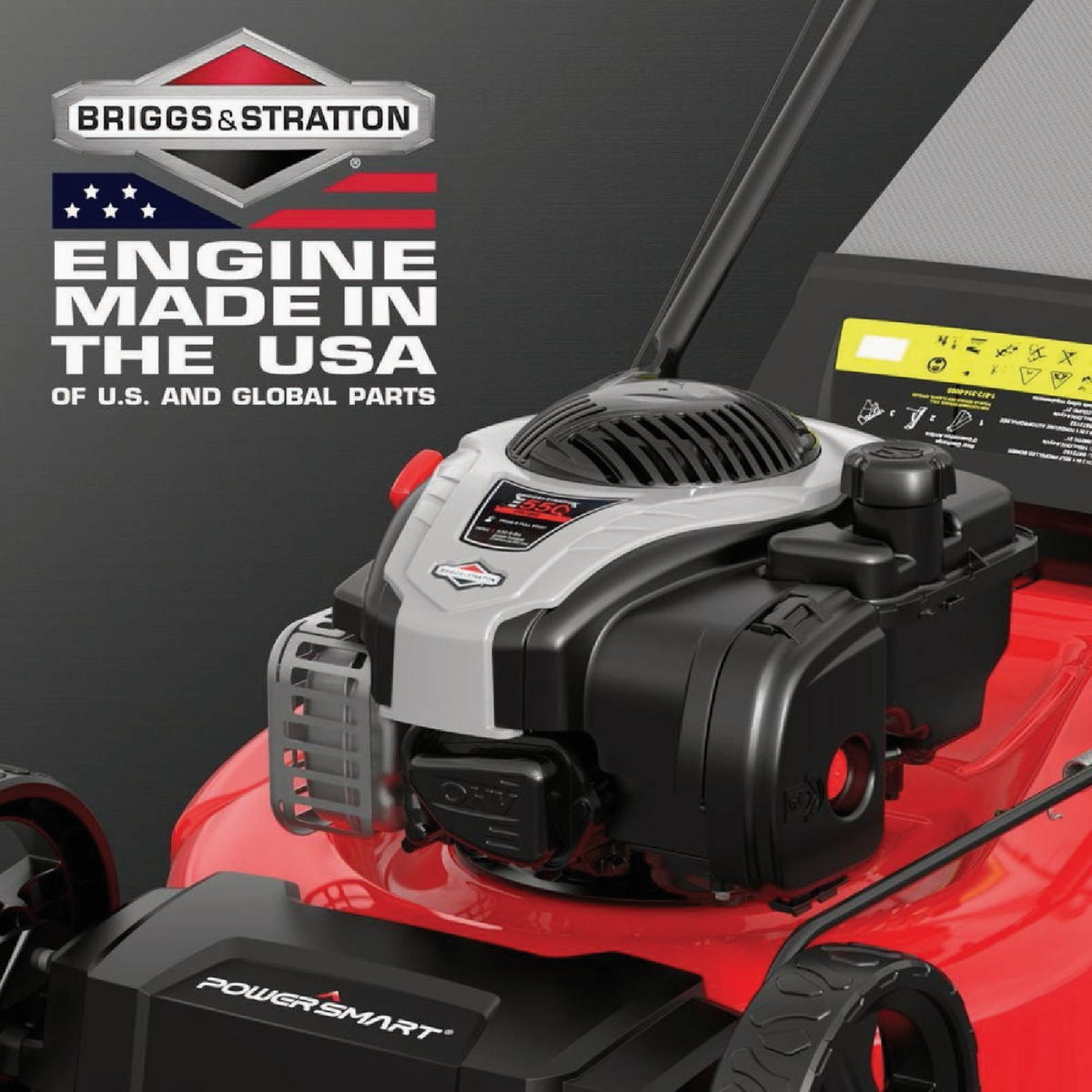 PowerSmart 21 In. 125cc Briggs & Stratton Push Gas Lawn Mower Image 4