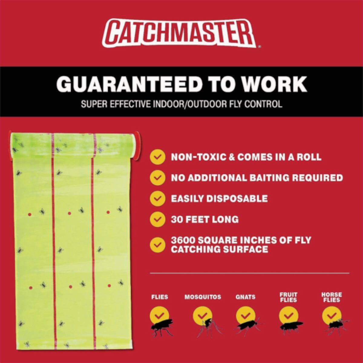 Catchmaster Pro Series 30 Ft. Giant Fly Glue Trap Image 2