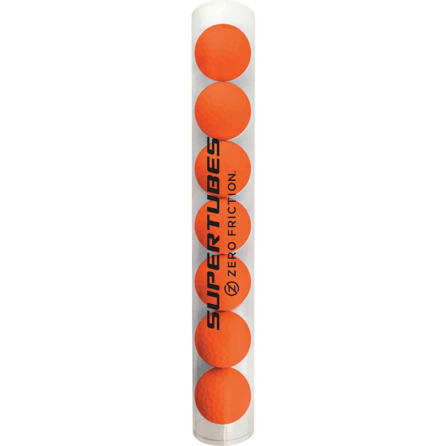 Zero Friction Orange Golf Balls (7-Pack) Image 1