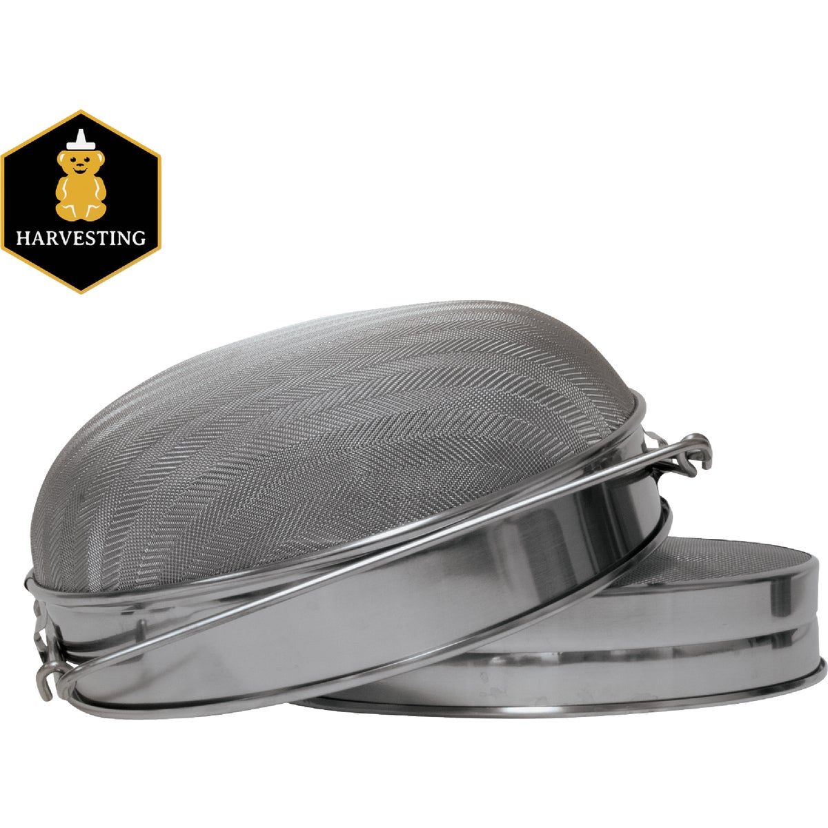 Harvest Lane Honey Stainless Steel Honey Sieve with Mesh Screen Image 1