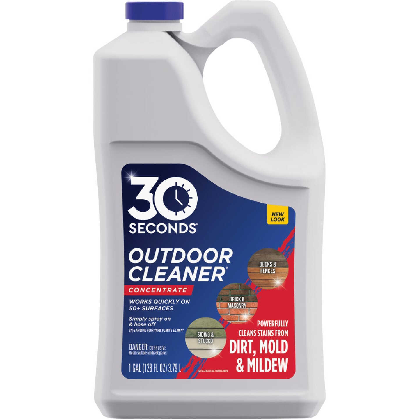 30 seconds Outdoor Cleaner 1 Gal. Concentrate Algae, Mold & Mildew Stain Remover Image 1