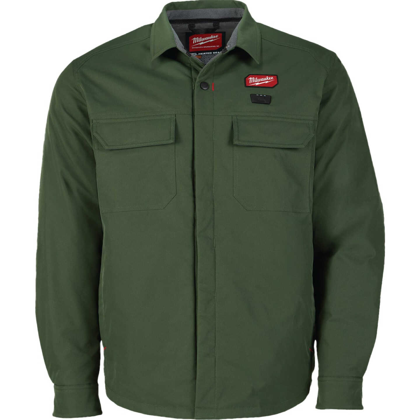 Milwaukee M12 Men's Small Green Heated Shirt Jacket Image 2