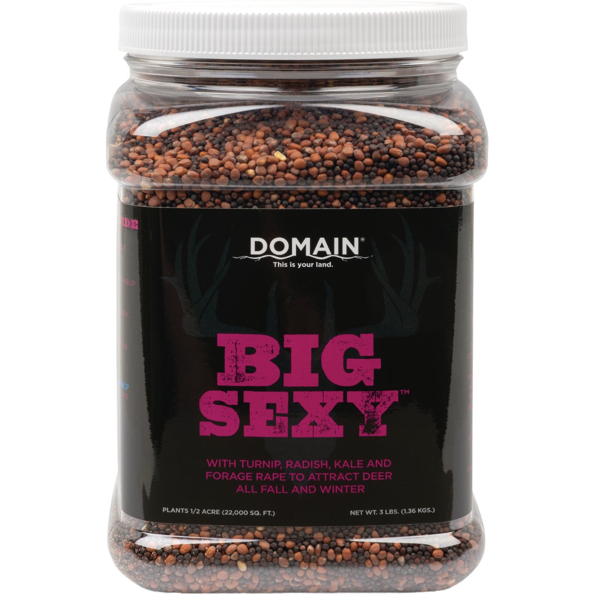 Domain Big Sexy 3 Lb. 1/2 Acre Food Plot Seed