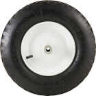 Marathon 4.80 - 8 In. Knobby Tread Pneumatic Wheelbarrow Tire & Wheel Assembly Image 1