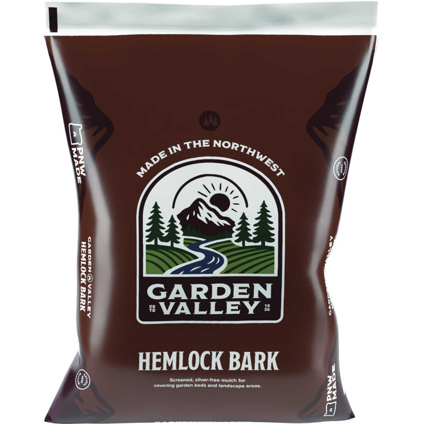 Garden Valley 2 Cu. Ft. Hemlock Bark Mulch Image 1