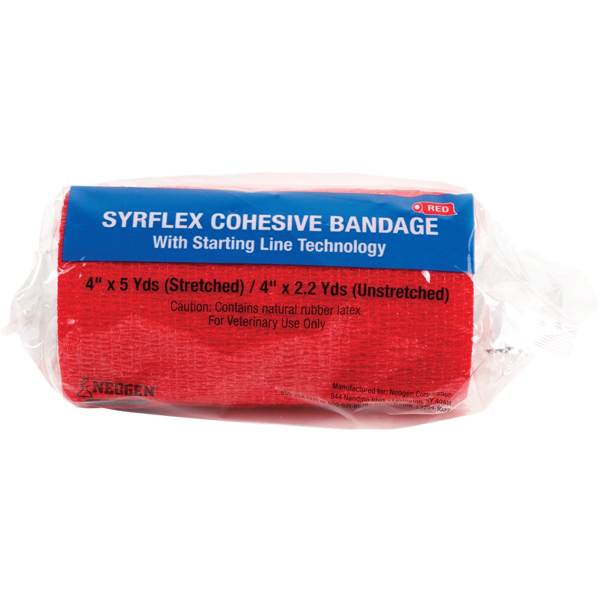 Ideal Instruments 4 In. Red SyrFlex Cohesive Bandage Image 2