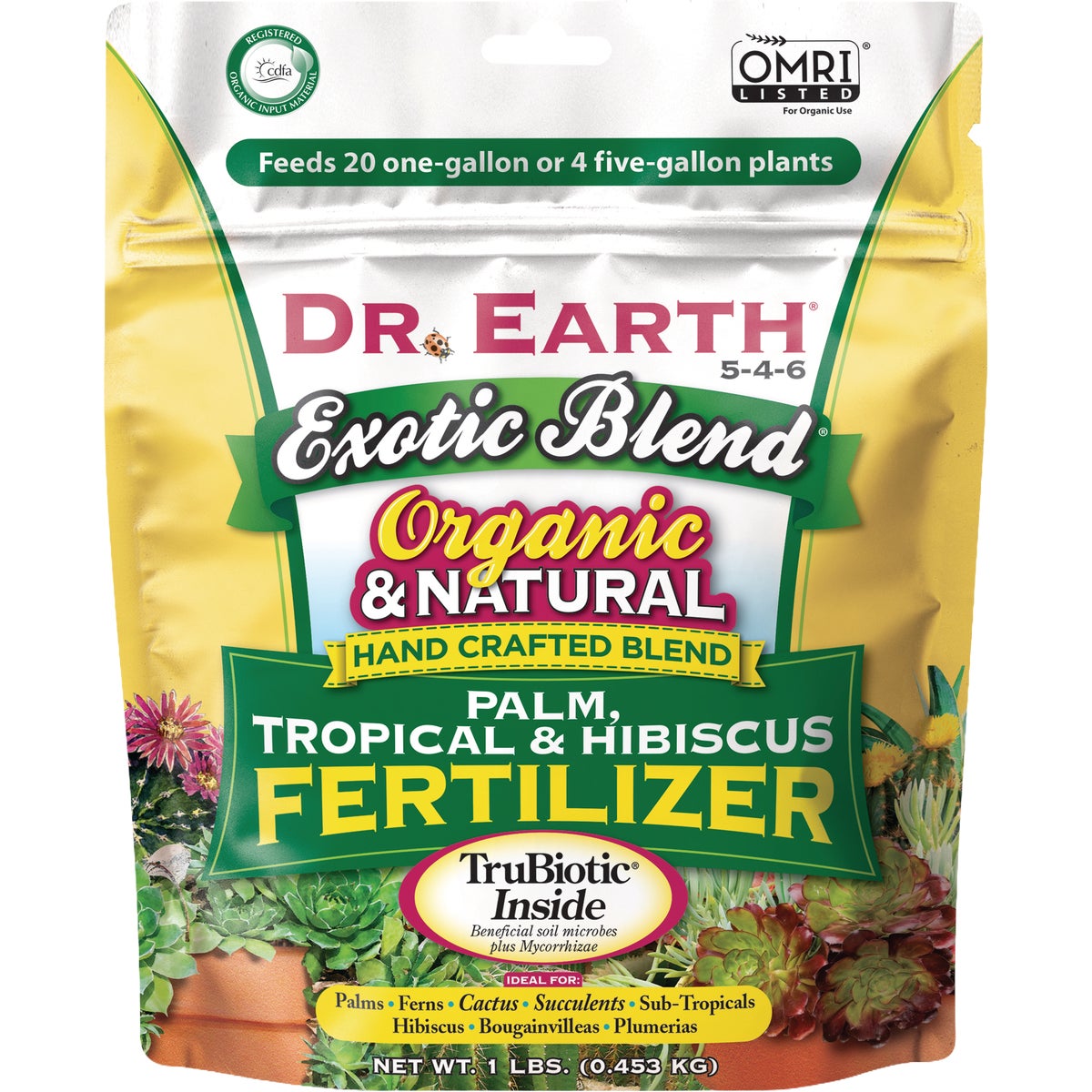 Dr. Earth 1 Lb. Exotic Blend Palm/Tropical/Hibiscus Fertilizer