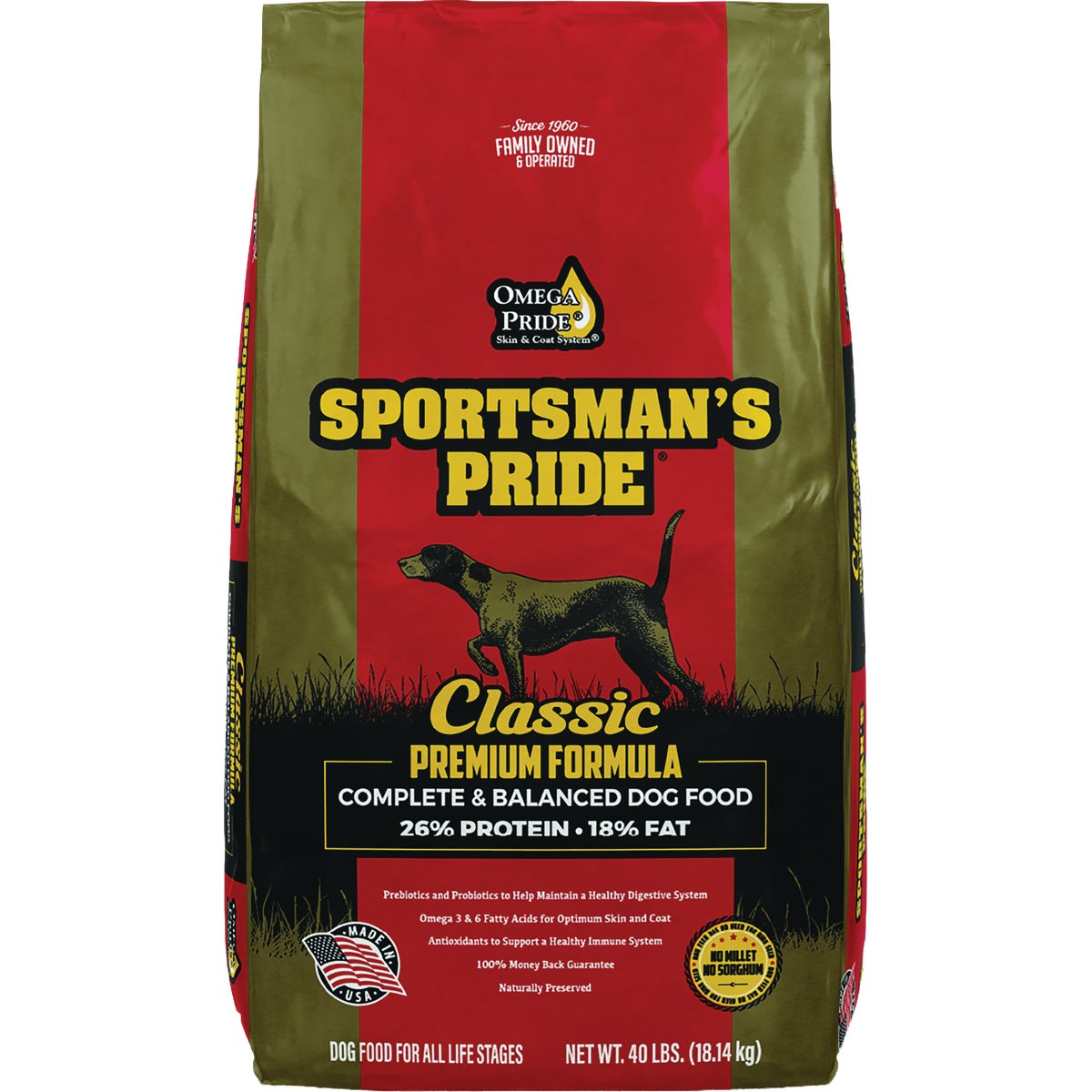 Sportsman's Pride 40 Lb. Classic Premium Formula Dry Dog Food