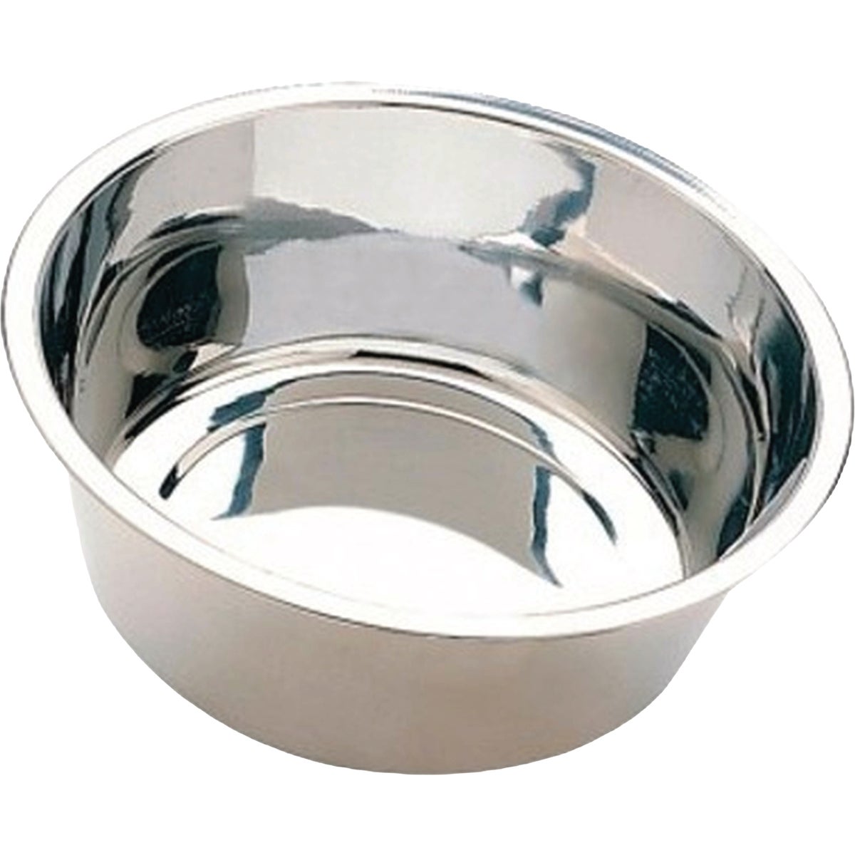 Spot 3 Qt. Mirror Finish Stainless Steel Pet Dish Image 2