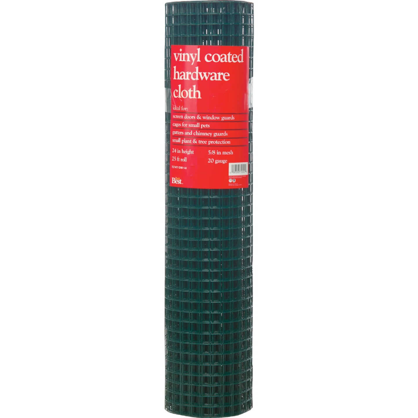 Agway 5/8 In. Mesh x 24 In. H. x 25 Ft. L. 20-Ga. Vinyl-Coated Hardware Cloth Image 2