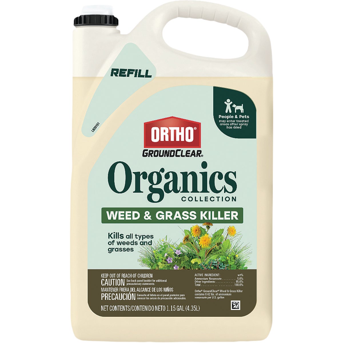 Ortho GroundClear Organics Collections 1.15 Gal. Refill Weed & Grass Killer Image 1