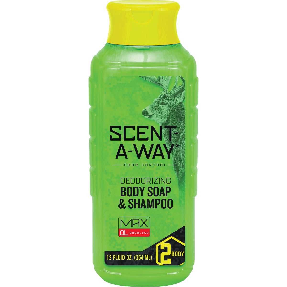 Scent-A-Way 12 Oz. Deodorizing Body Soap & Shampoo Image 1