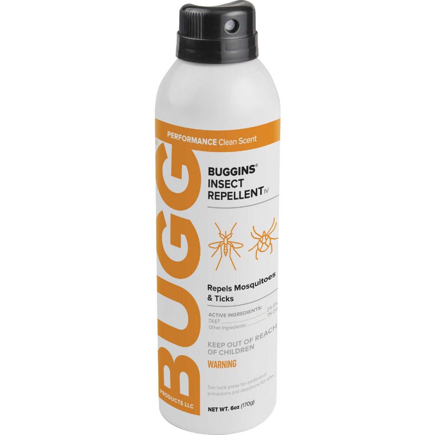 Bugg Buggins 6 Oz. 25% Deet Insect Repellent IV Image 1