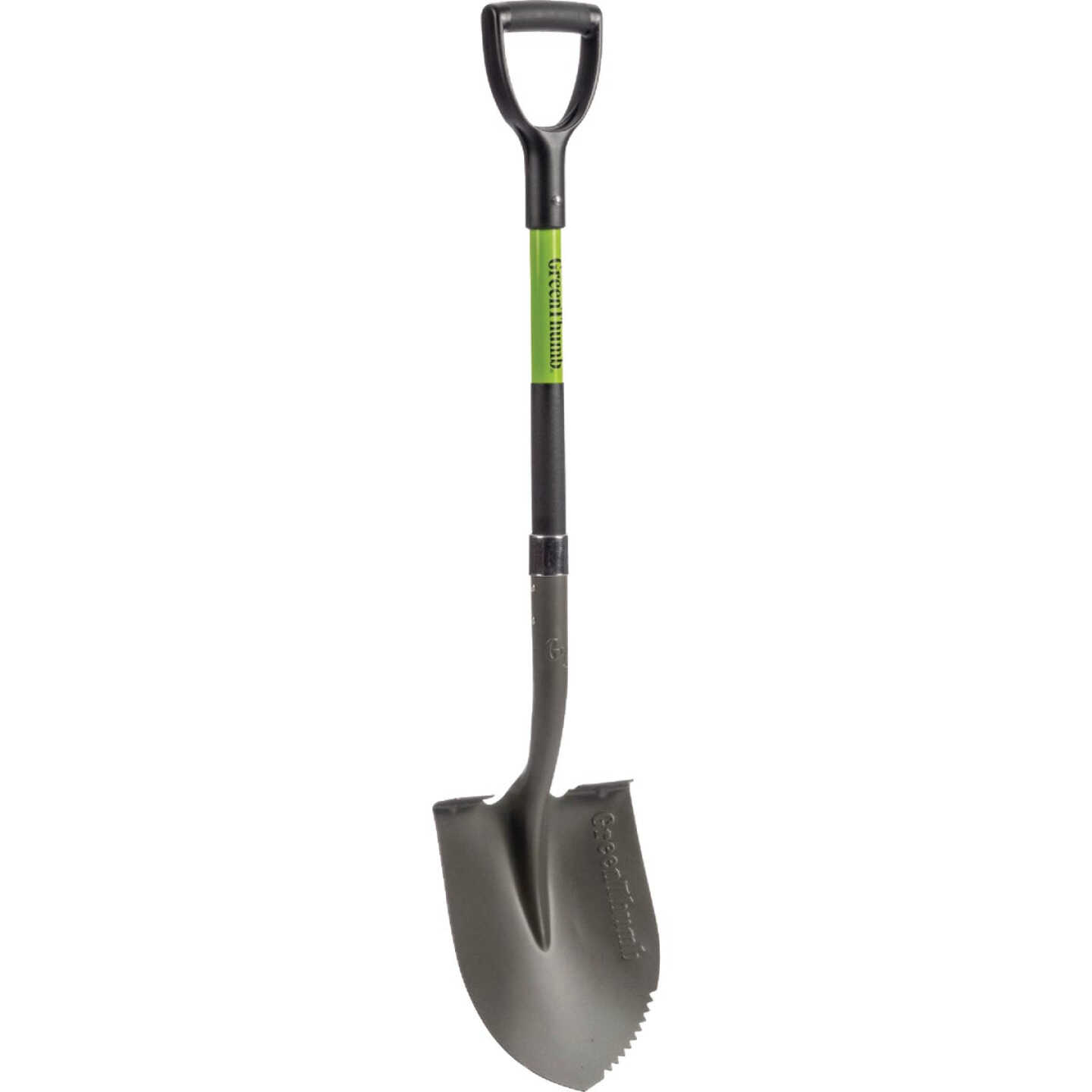 Green Thumb Fiberglass D-Handle Round Point Shovel Image 1