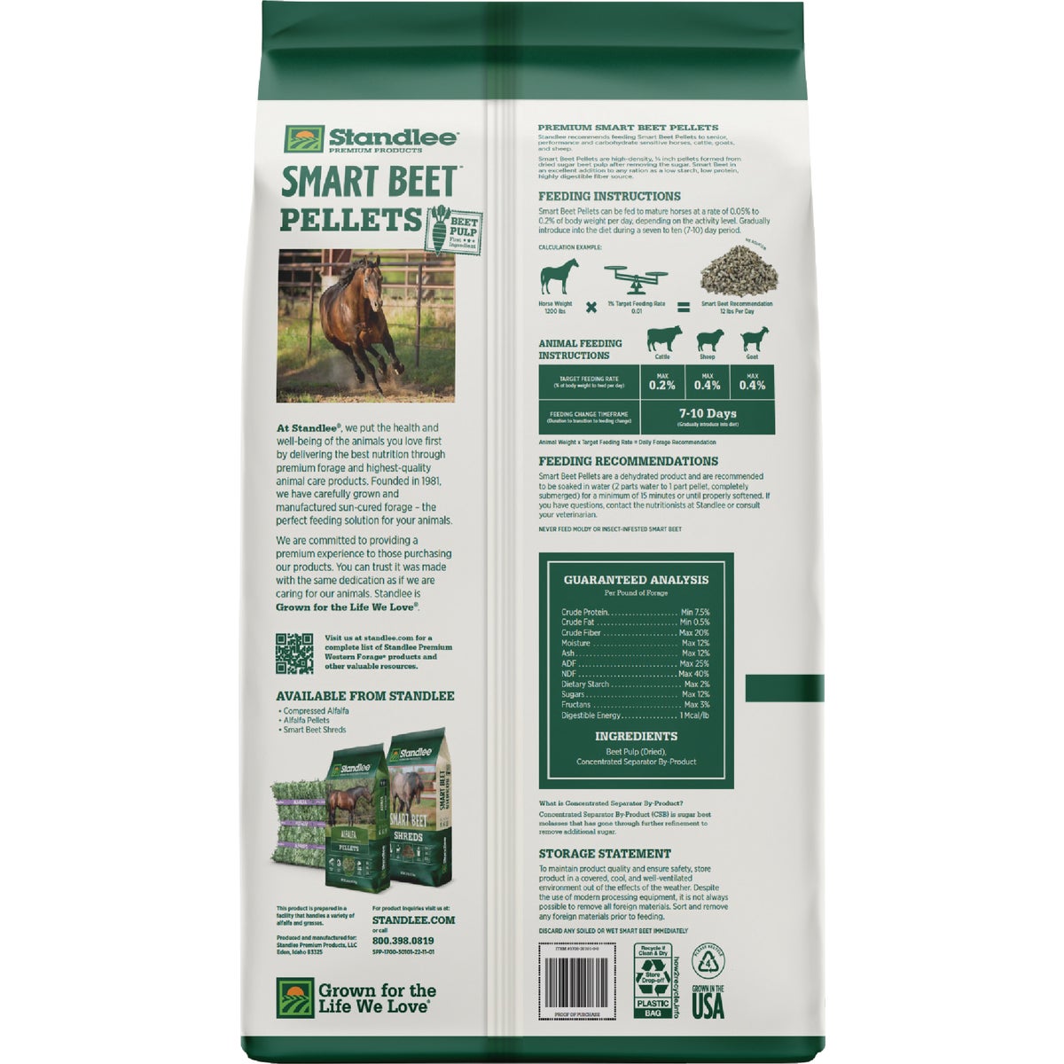 Standlee Premium Western Forage 40 Lb. Premium Smart Beet Pellets Image 7