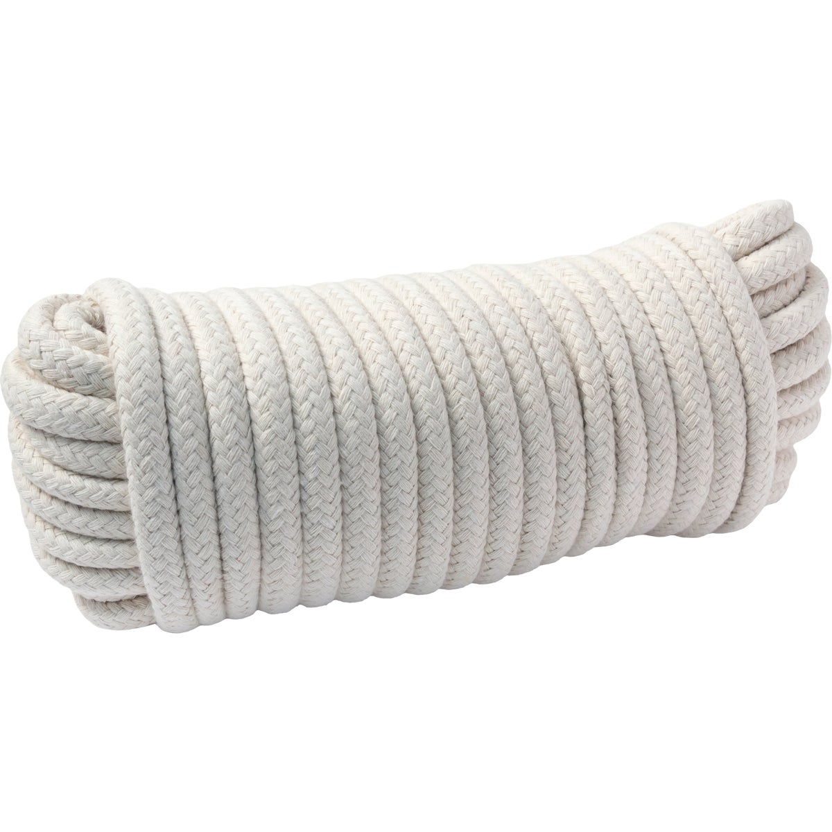 TruGuard 3/8 In. x 50 Ft. Diamond Braid Cotton Polyester Clothesline