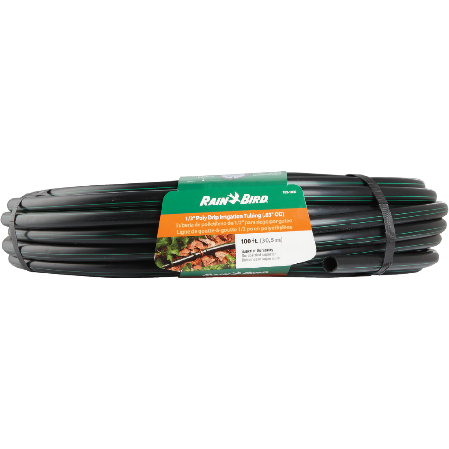 Rain Bird 1/2 In. x 100 Ft. Black Plastic Blank Drip Tubing Image 2