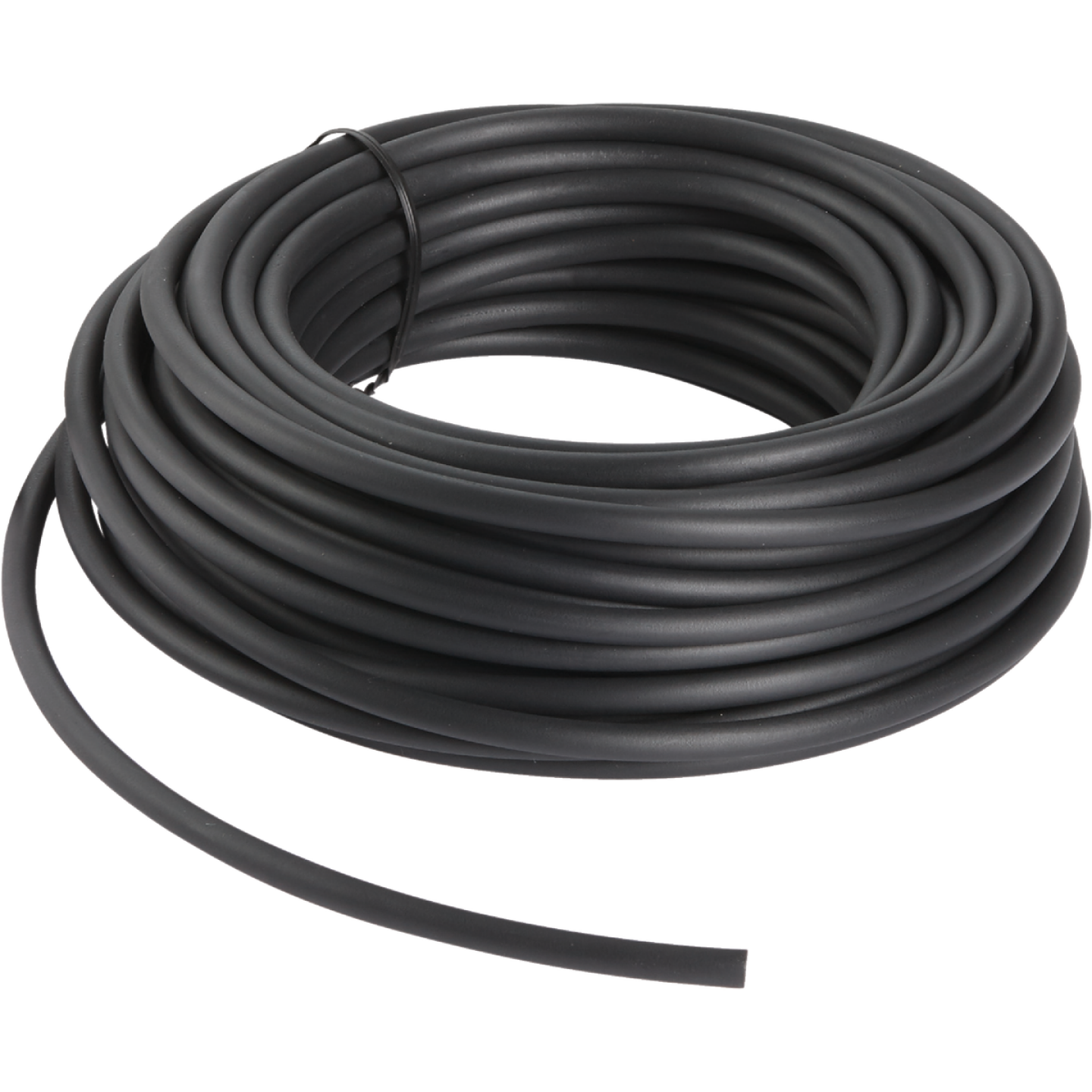 Rain Bird 1/4 In. x 50 Ft. Black Plastic Blank Drip Tubing Image 1