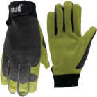 Mud Women's Medium/Large Split Leather Grass High Dexterity Garden Glove Image 1