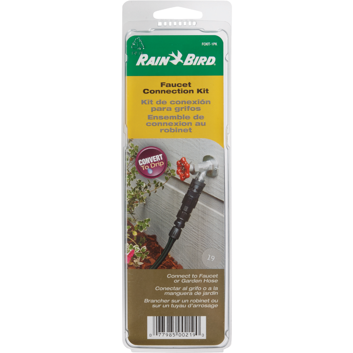 Rain Bird 3/4 In. Female Hose Thread x 1/2 In. Drip Tubing Hose-To-Drip Adapter Kit Image 2