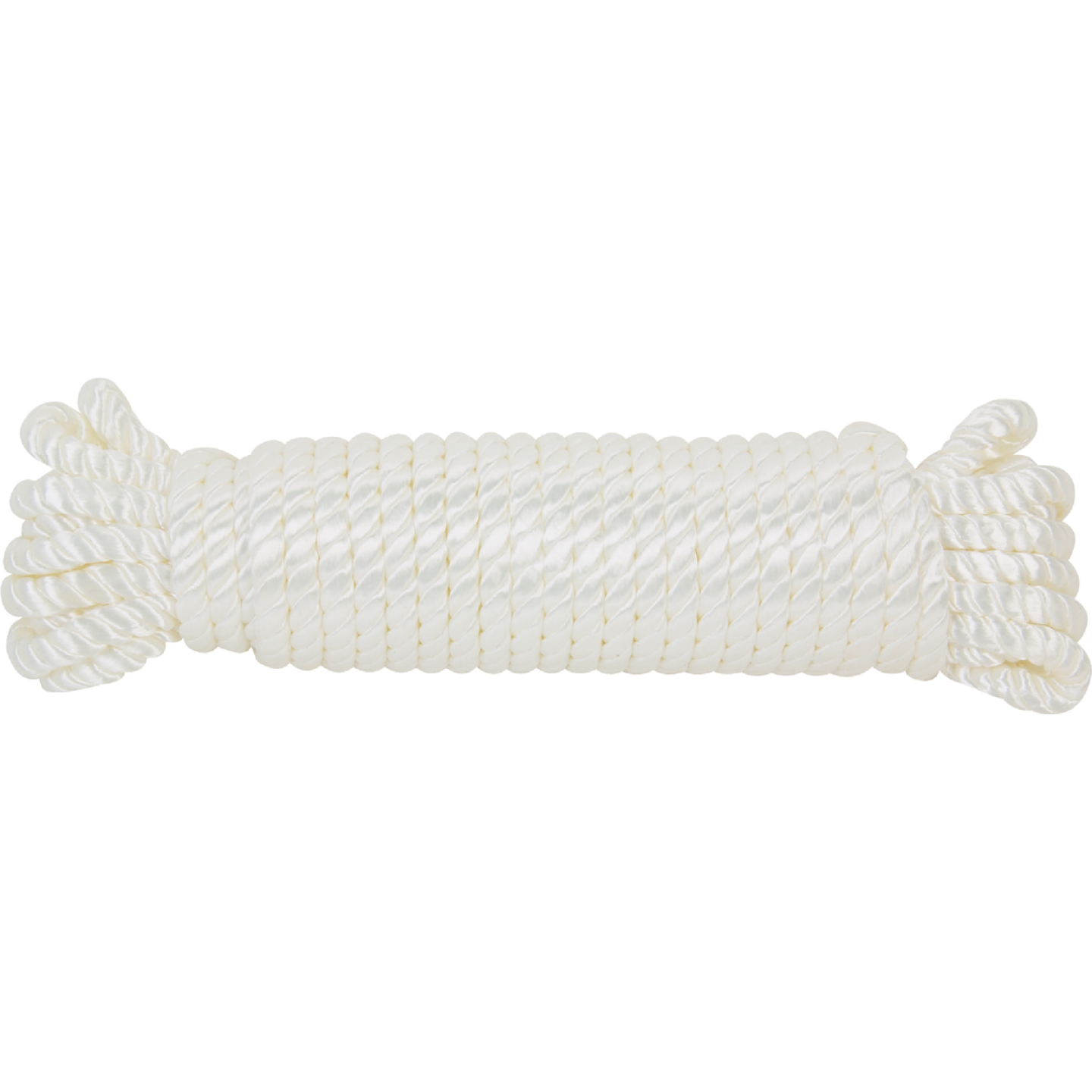 Do it Best 3/8 In. x 50 Ft. White Twisted Nylon Packaged Rope Image 1