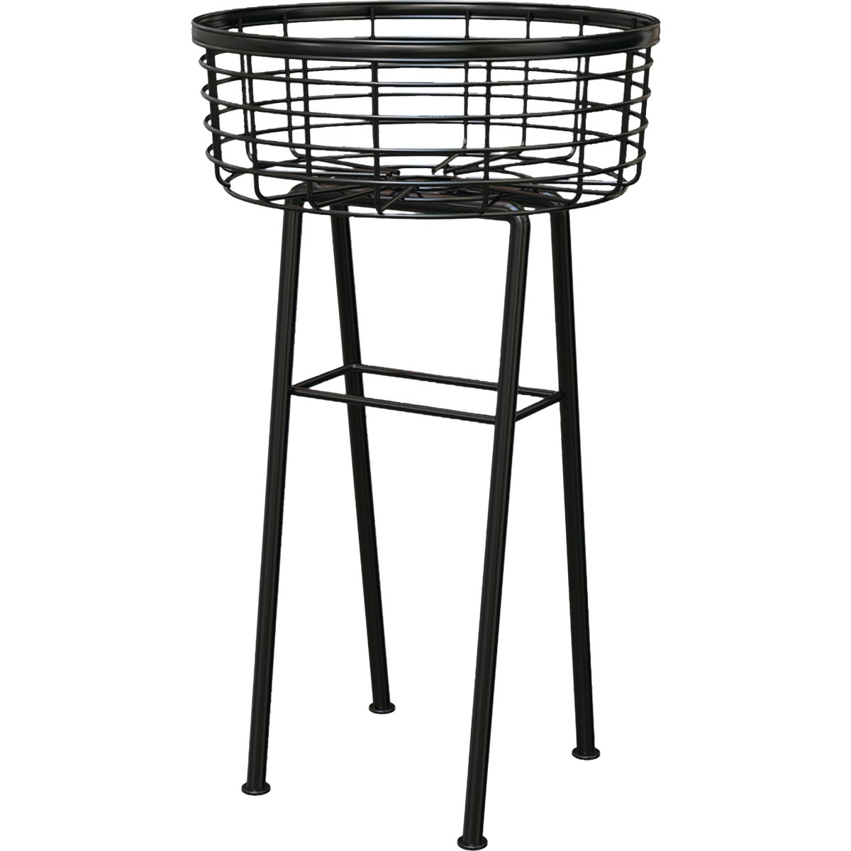 Pancea 20 In. Modern Farmhouse Wire Basket Plant Stand