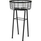 Pancea 20 In. Modern Farmhouse Wire Basket Plant Stand Image 1