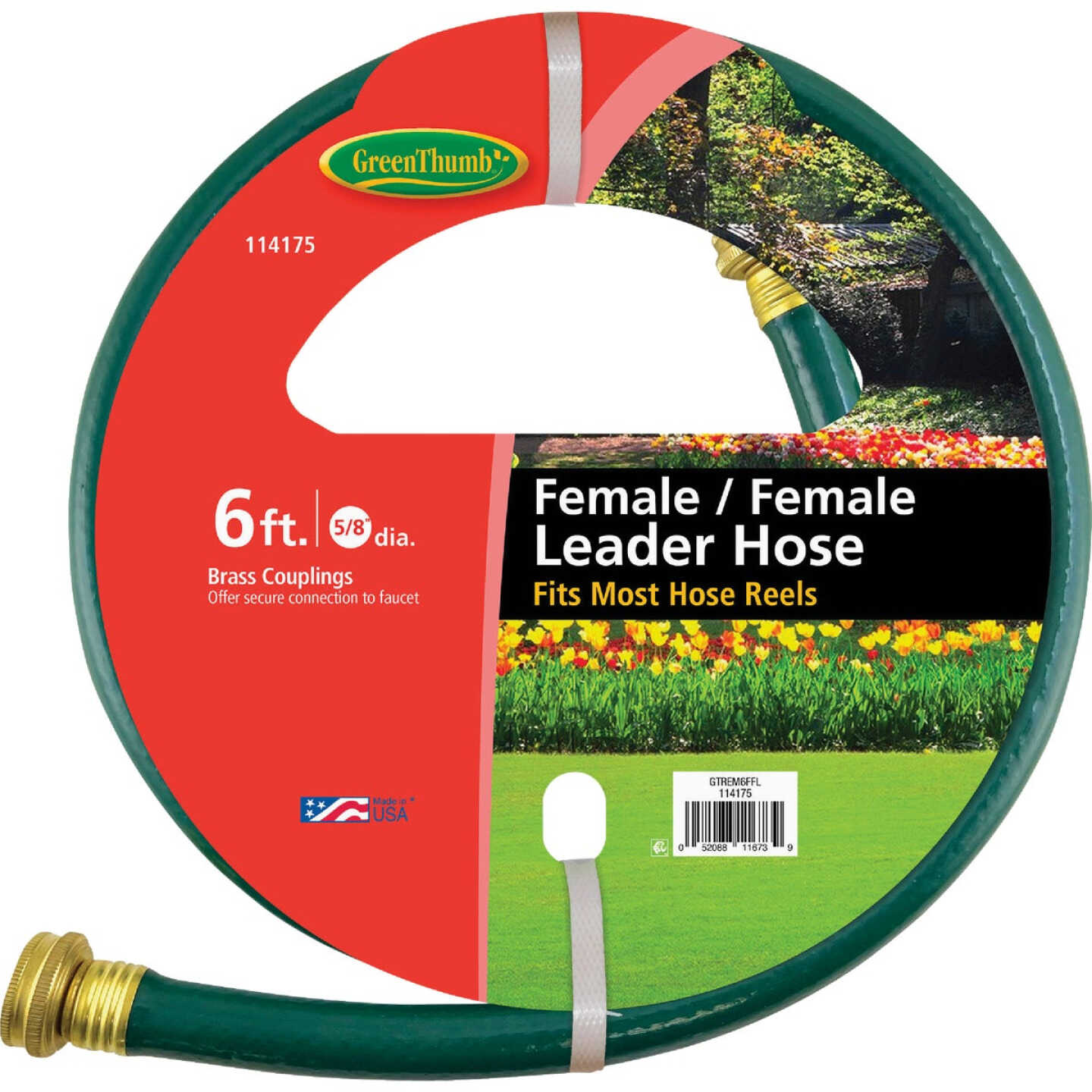 Green Thumb 5/8 In. x 6 Ft. Leader Hose Image 1