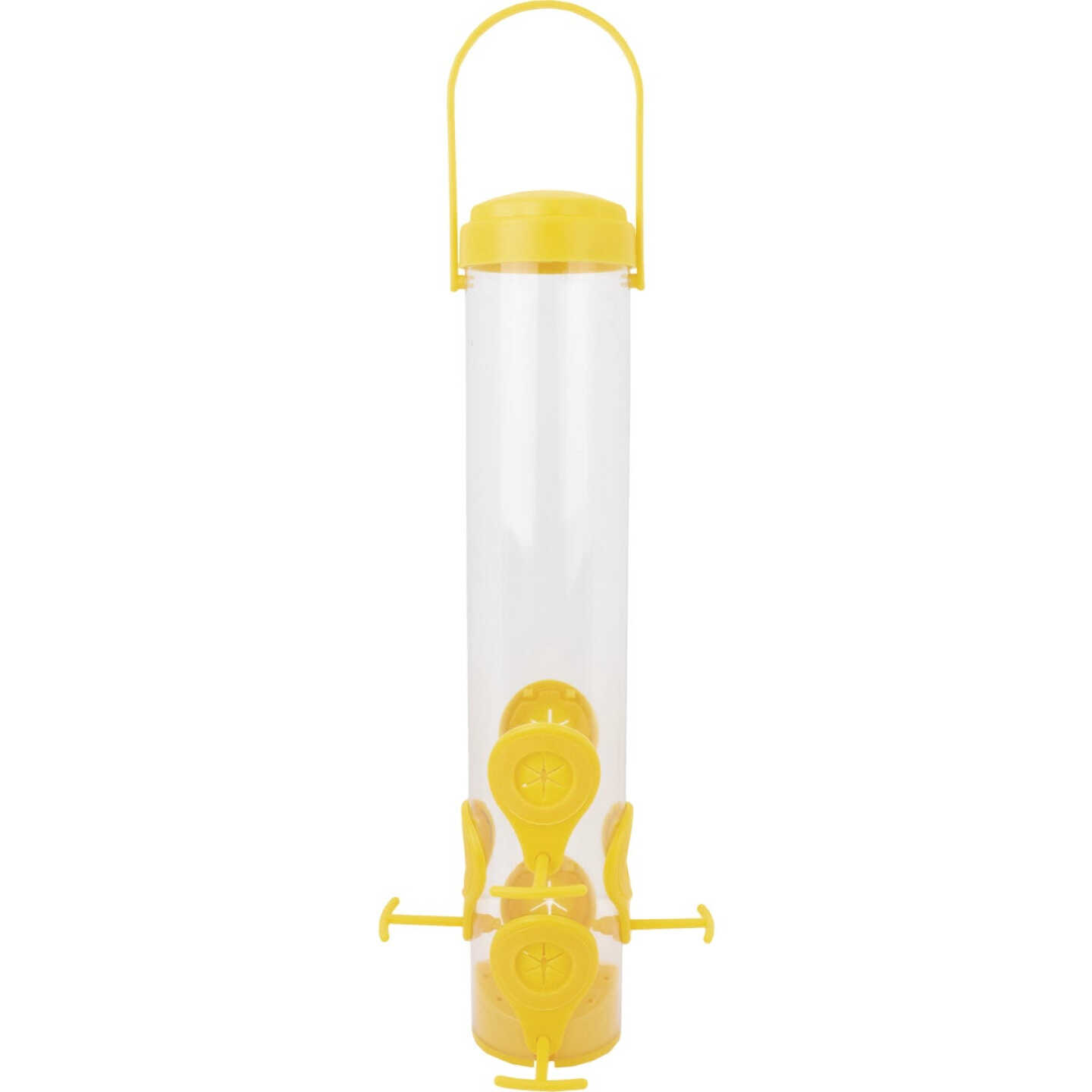 Perky-Pet Classic 14-1/2 In. 1.5 Lb. Capacity Yellow Nyjer Seed Finch Thistle Feeder Image 1