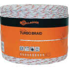 Gallagher 3/16 In. x 656 Ft. White Turbo Equine Braid Wire Image 1