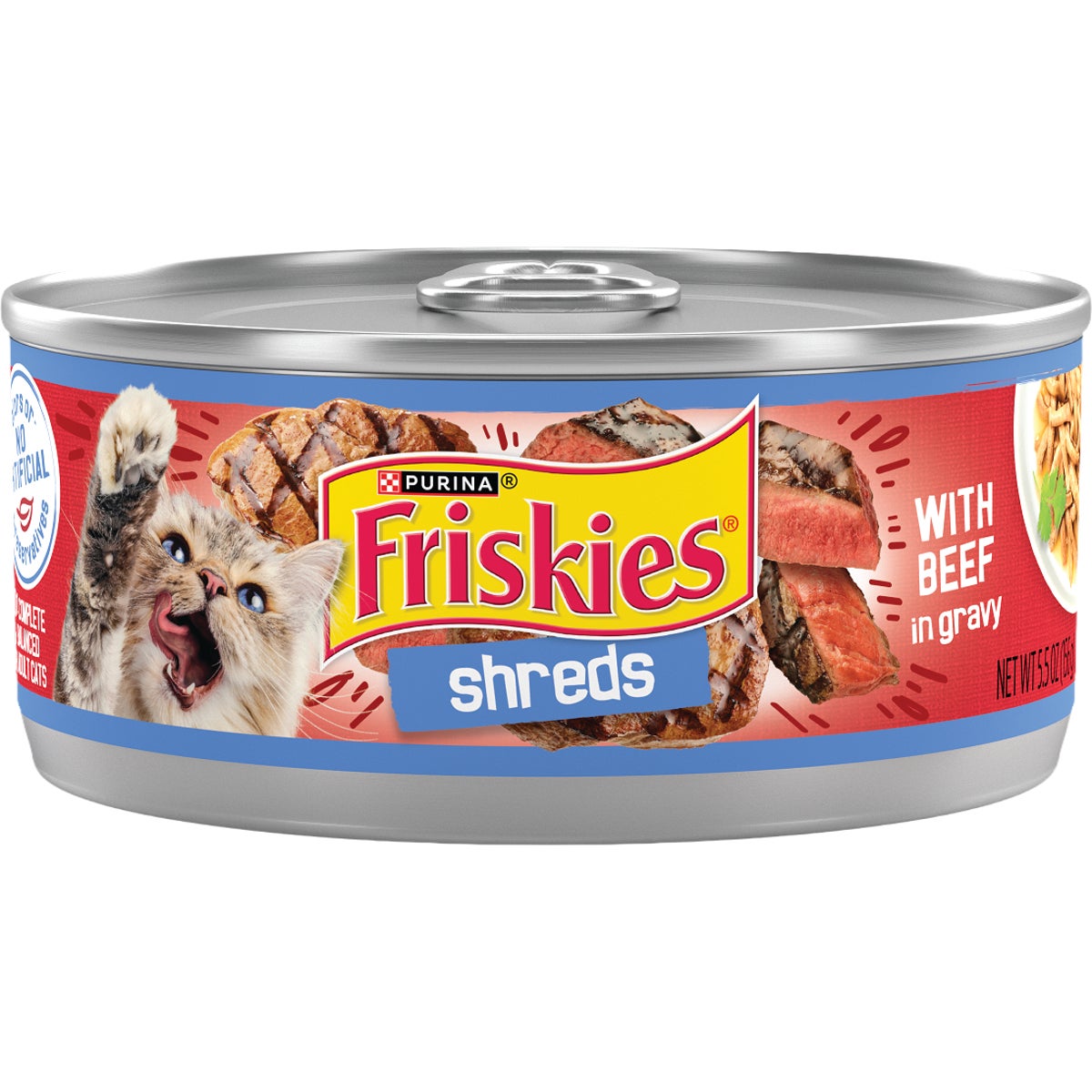 Purina Friskies 5.5 Oz. Beef Dinner Cat Food