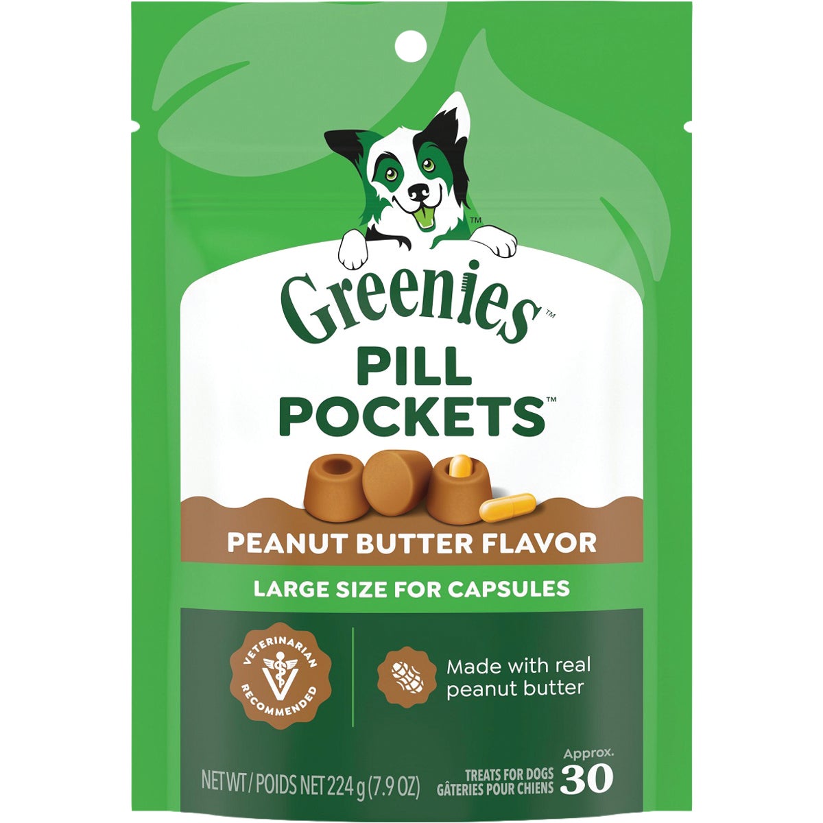 Greenies 7.9 Oz. Peanut Butter Pill Pocket Dog Treats
