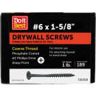 Do it #6 x 1-5/8 In. Coarse Thread Black Phosphate Drywall Screw (1 Lb.-Box) Image 1