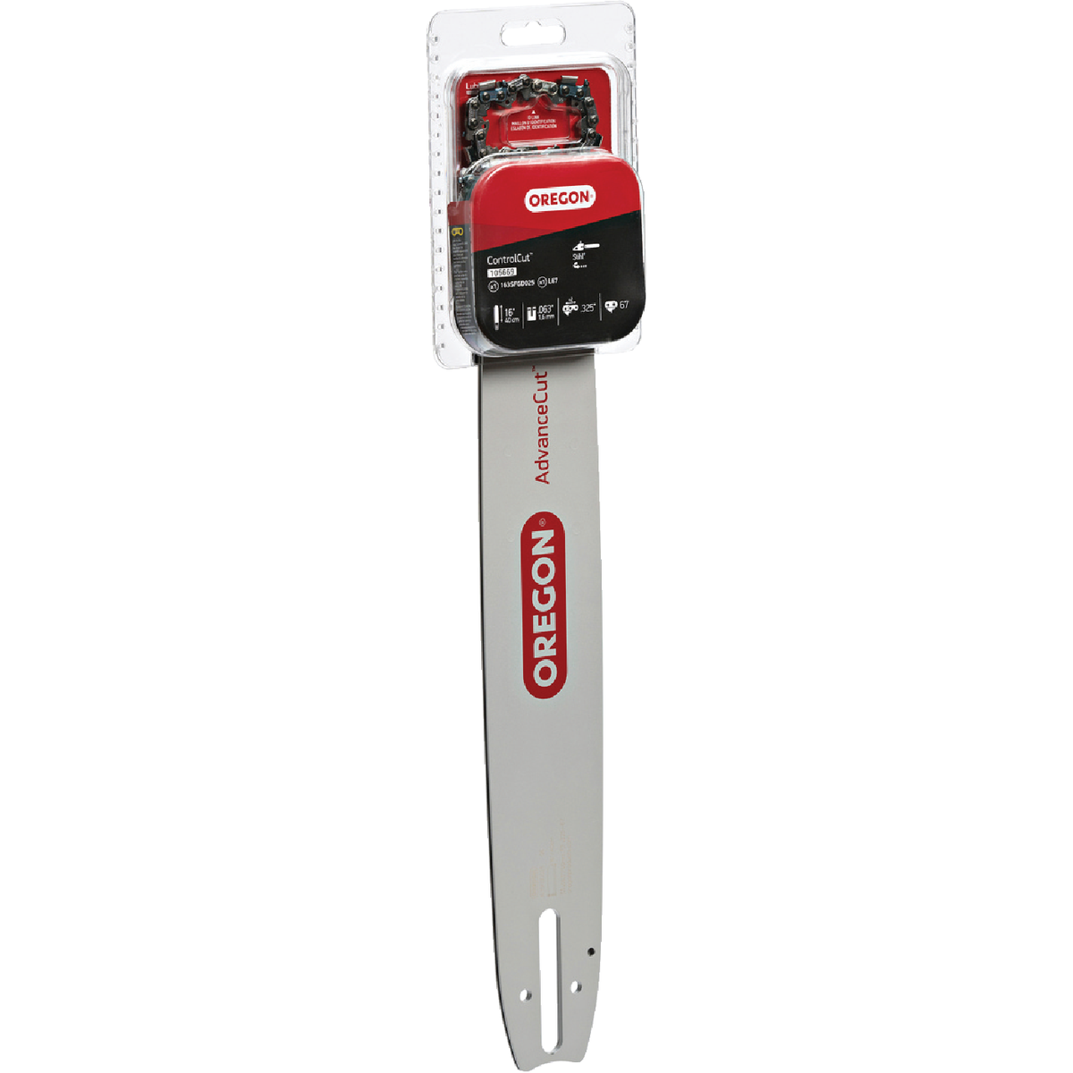 Oregon AdvanceCut 16 In. 67 Drive Links Bar & L67 Chain Replacement Combo