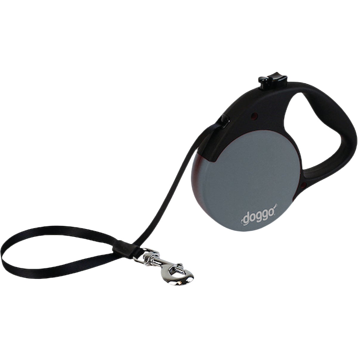 doggo 16 Ft. Everyday Up to 110 Lb. Dog Retractable Leash, Grey