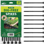 Master Mark Dig-Free 8 In. Multipurpose ABS Landscape Edging Spikes (10-Pack) Image 1