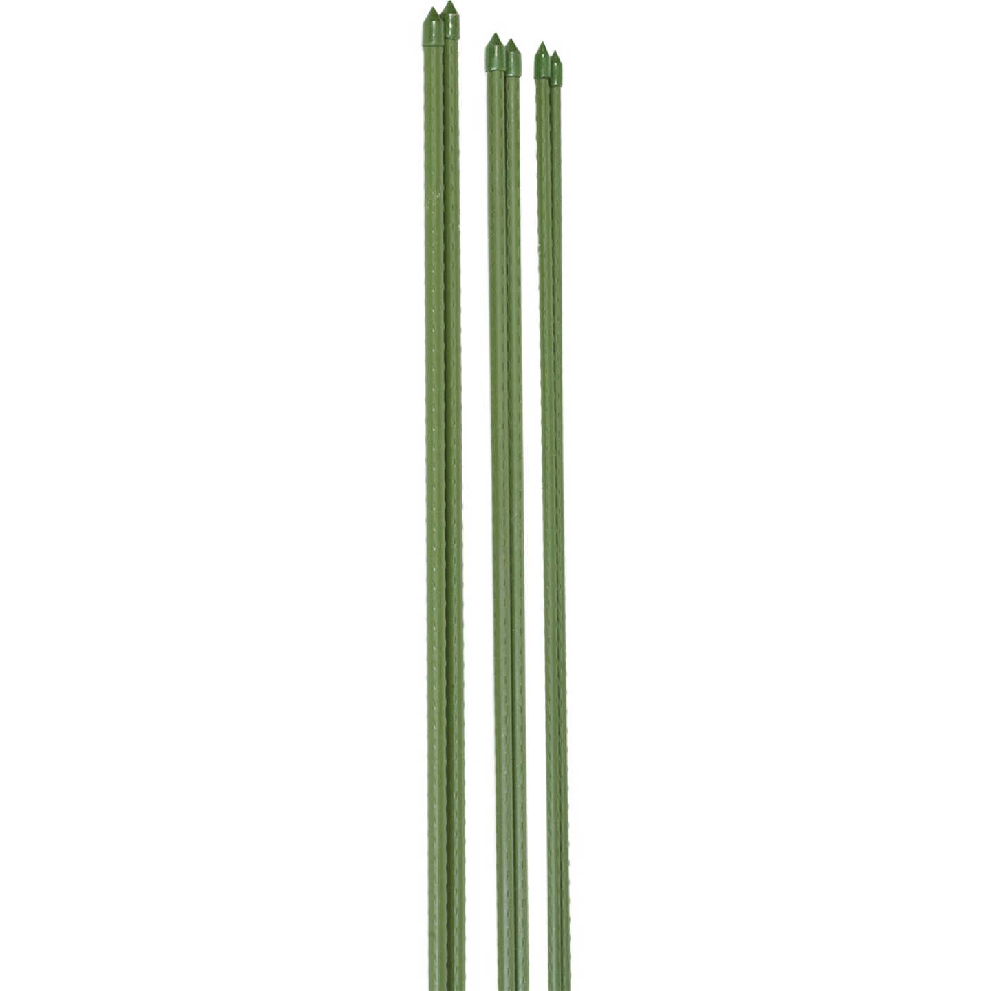 Panacea 4 Ft. Green PE-Coated Metal Plant Stake Image 1