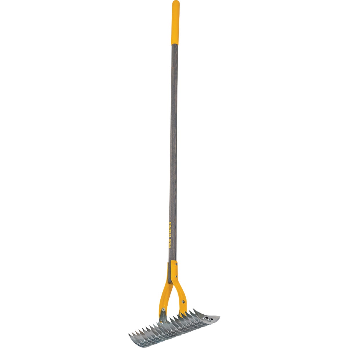 True Temper 15 In. Wood Handle Adjustable Thatching Rake