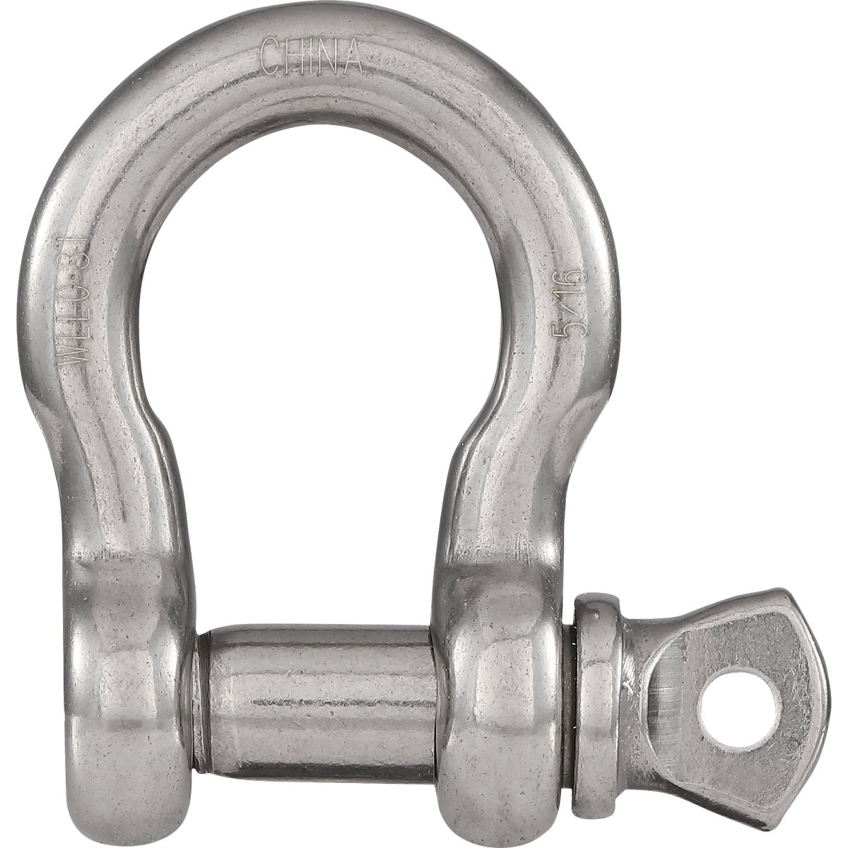 National Anchor Shackles, Stainless Steel, 5/16 In.