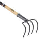 Do it Best 4-Tine 53 In. Wood Handle Garden Cultivator Image 4
