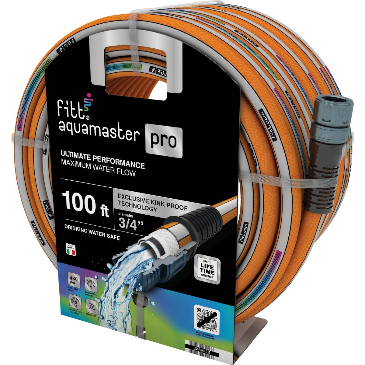 Fitt Aquamaster Pro 3/4 In. Dia. x 100 Ft. Hybrid Hose