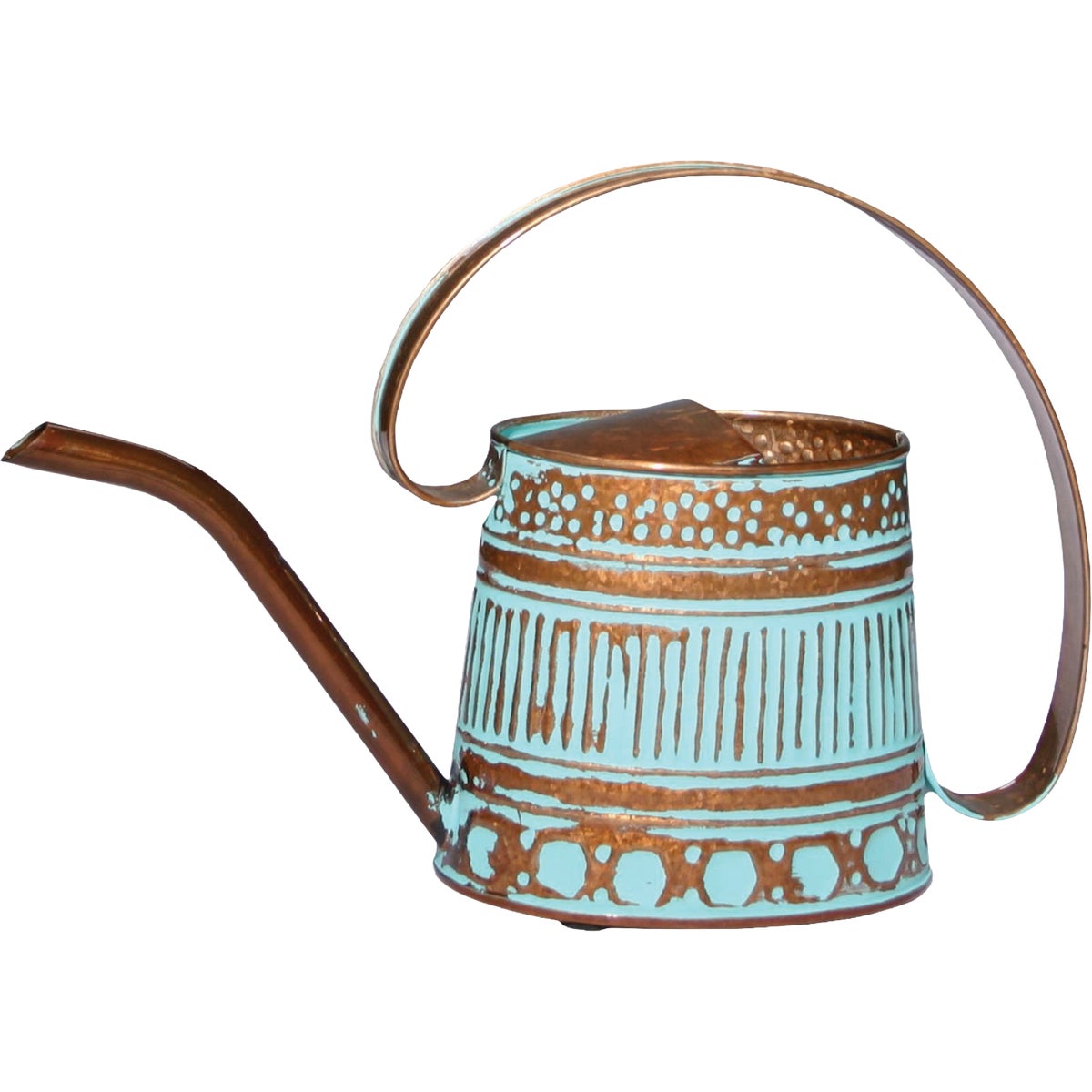 Headwind Consumer Products 1/2 Gal. Teal/Copper Gilford Watering Can