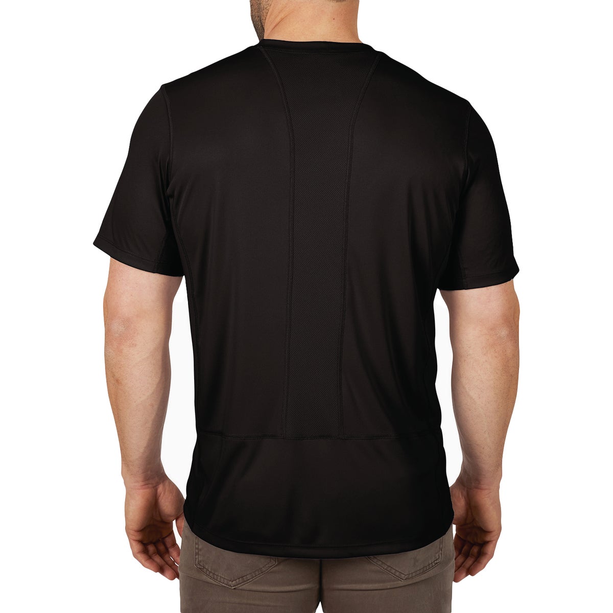 Milwaukee WorkSkin Men's Large Black Short Sleeve Lightweight Performance Shirt Image 6