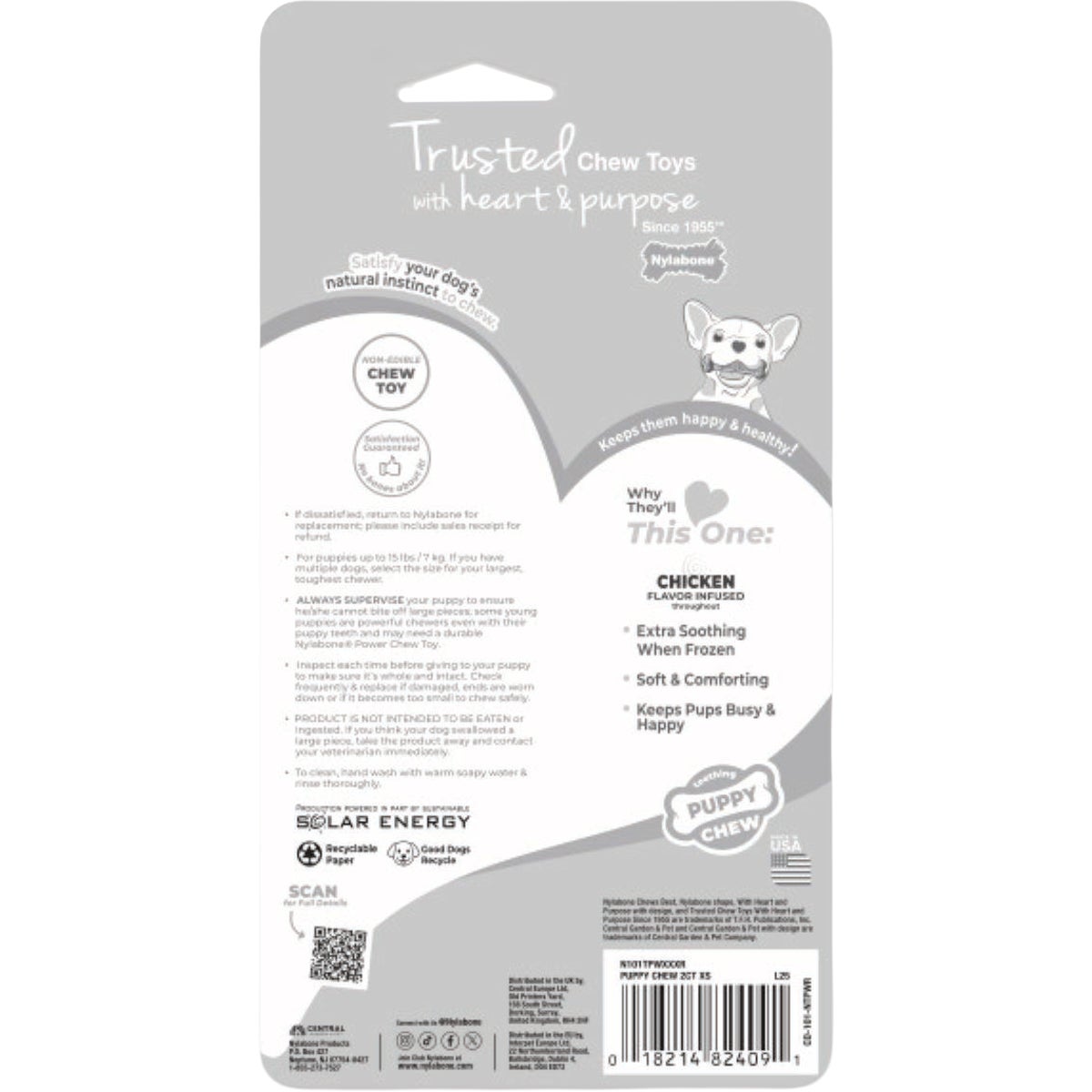 Nylabone Chicken XS Puppy Chew Treat (2-Count) Image 2
