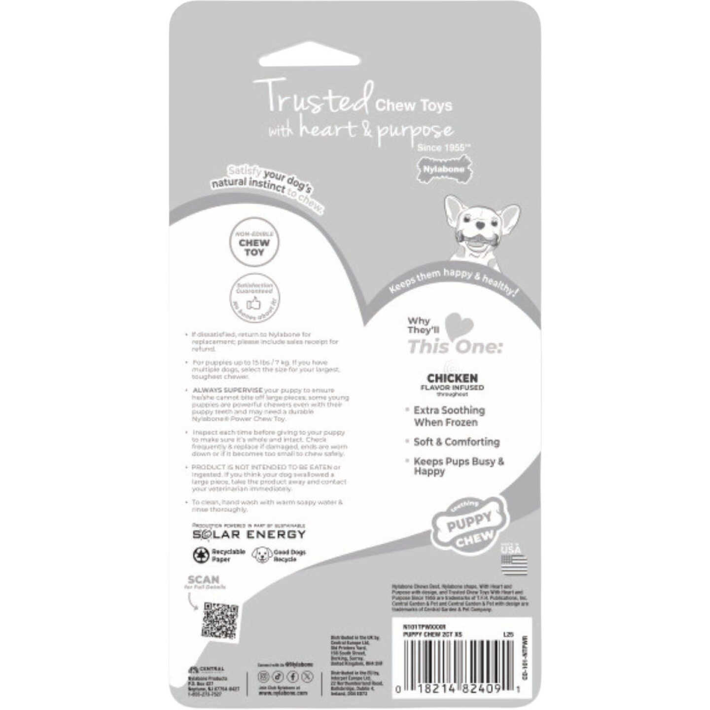 Nylabone Chicken XS Puppy Chew Treat (2-Count) Image 2