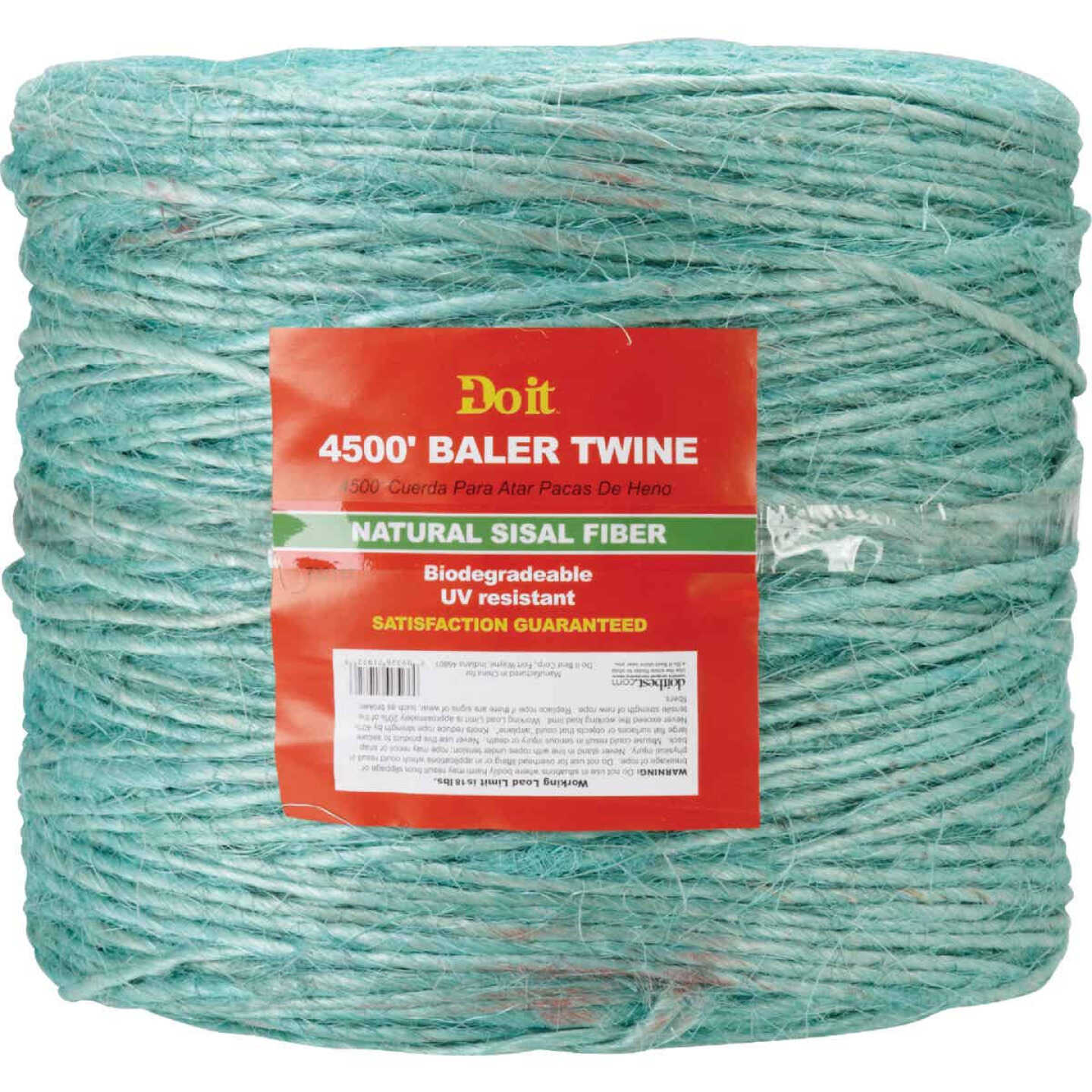 Do it Best 0.110 In. x 4500 Ft. Green Sisal Fiber Baler Twine Image 1