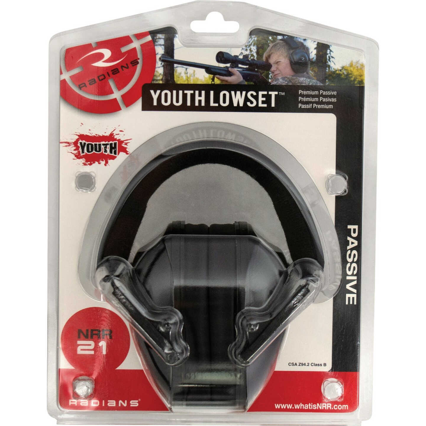 Radians Lowset Youth Passive Earmuff Image 2