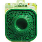 Woof Lick Mat Green Slow Dog Feeder Image 1