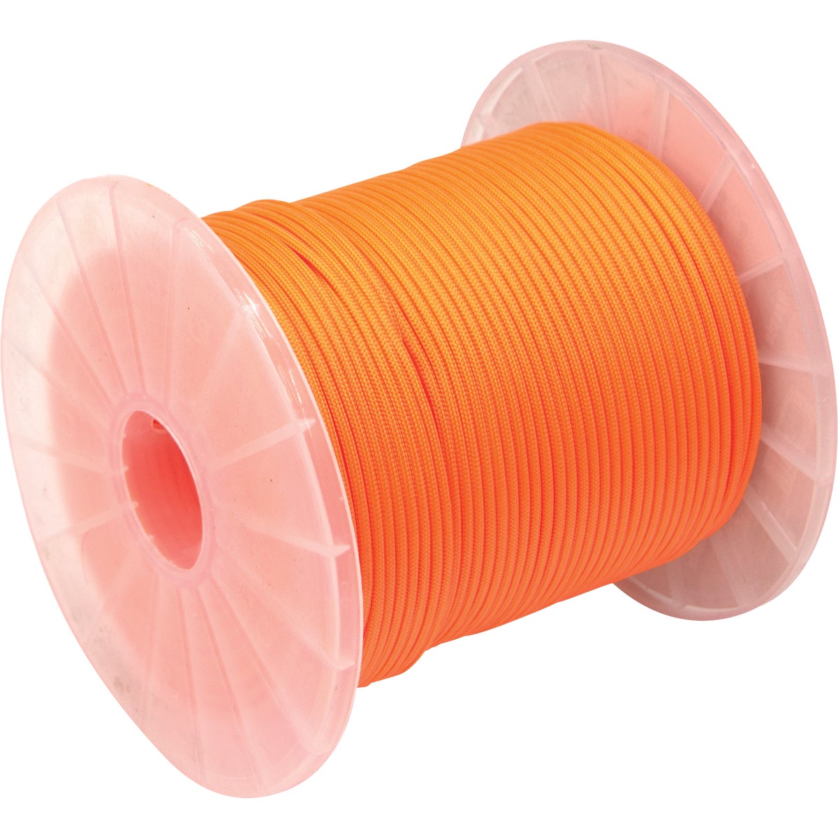 TruGuard 5/32 In. x 400 Ft. Orange Paracord 550 Diamond Braid Nylon Rope